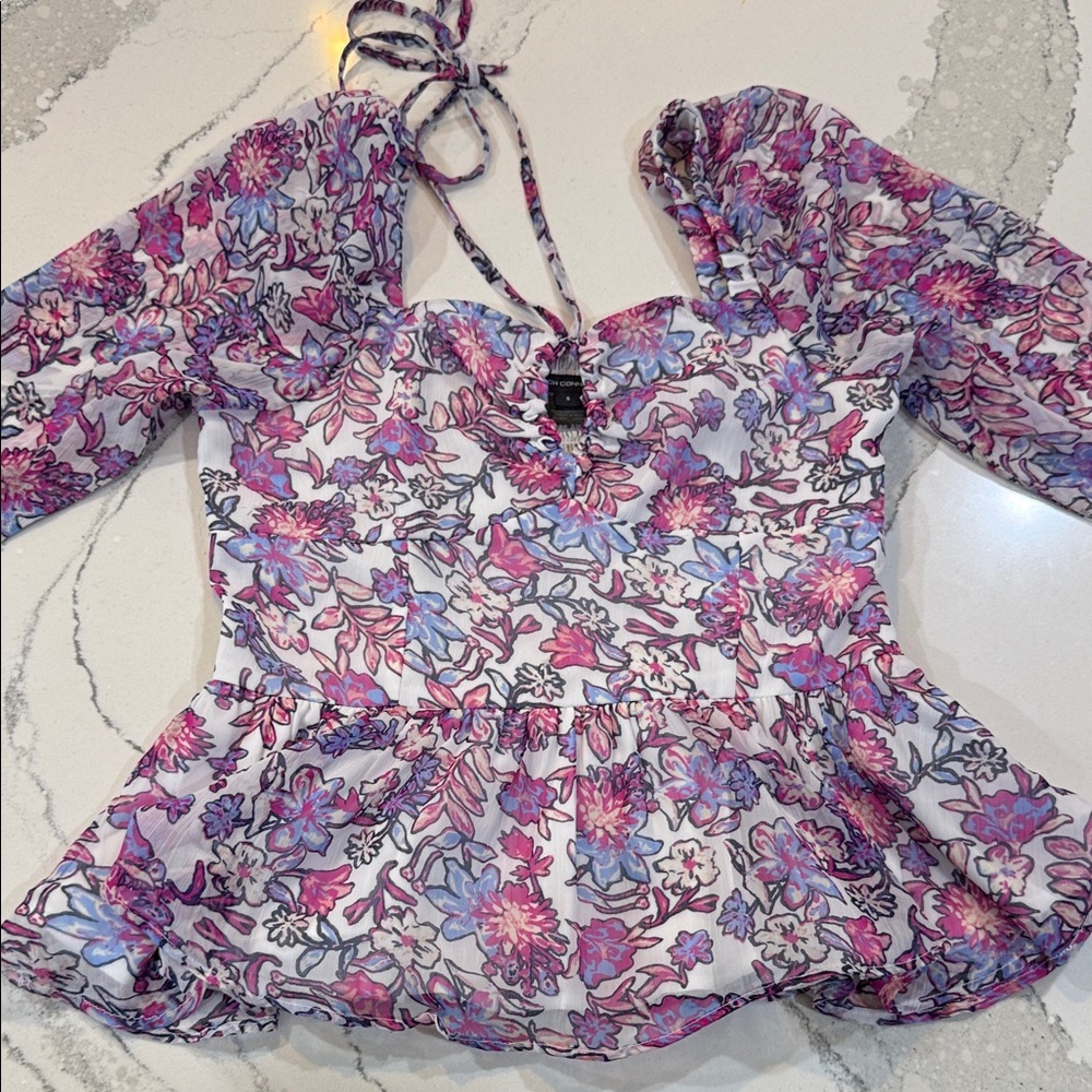 French Connection Peplum Women's Top